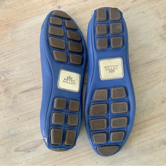 Peter Millar, Dana, Cap Toe, Leather, Ballet Flats Sz 8.5M Driving Shoes - Picture 5 of 6